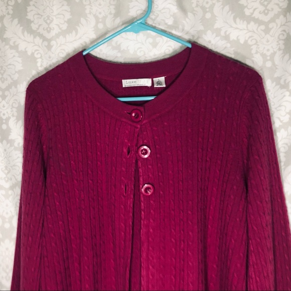Luxe 360 Cardigan Sweater L - Picture 9 of 10